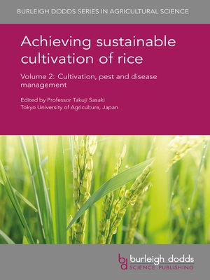 cover image of Achieving sustainable cultivation of rice Volume 2